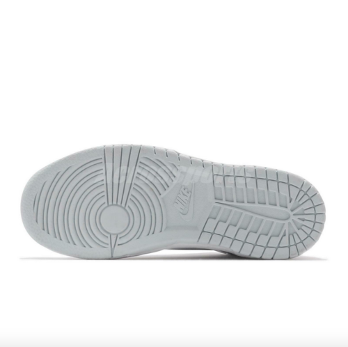 nike dunk high platinum white